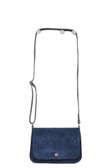 Sac à main cuir bleu