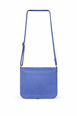 Petit sac bandoulière en cuir bleu