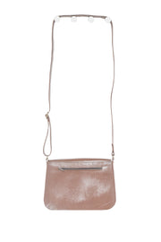 Sac à main bandoulière en cuir marron femme