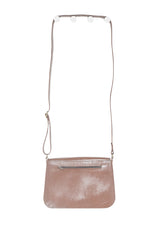 Sac à main bandoulière en cuir marron femme