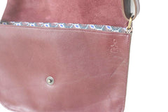 Petit Sac à main cuir bordeaux