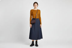 Petit Sac à main cuir bordeaux