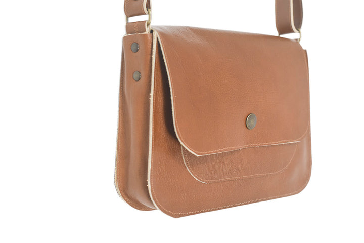 leather handbag Brown
