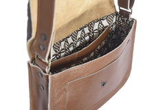 leather handbag Brown