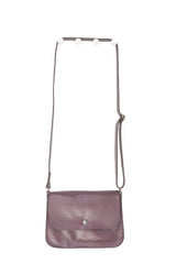 leather handbag Wine-colored color