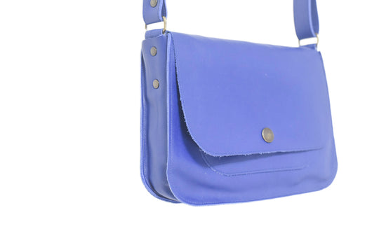 leather handbag Wine-colored color