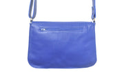 Leather shoulder bag with adjustable strap
