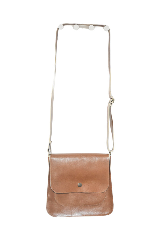 crossbody large leather brown handbag
