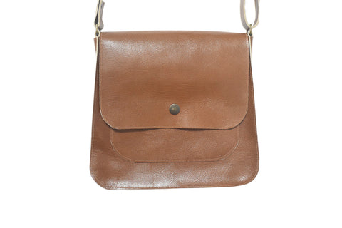 crossbody large leather brown handbag