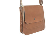crossbody large leather brown handbag