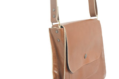 crossbody large leather brown handbag
