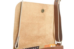 crossbody large leather brown handbag