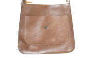 crossbody large leather brown handbag