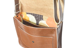 crossbody large leather brown handbag