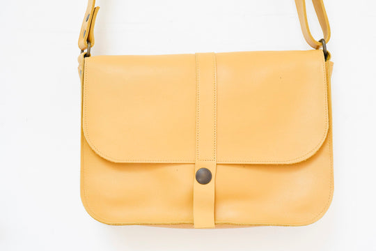 sac à main en bandoulière - cuir marron