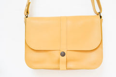 Petit Sac à Poche Jaune Upcyclé - Pièce Unique fait main à Rennes - Photo 13