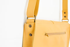 Petit Sac à Poche Jaune Upcyclé - Pièce Unique fait main à Rennes - Photo 10