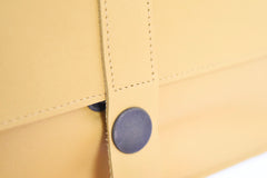 Petit Sac à Poche Jaune Upcyclé - Pièce Unique fait main à Rennes - Photo 15