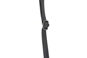 Large black crossbody handbag