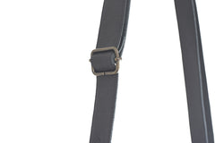 Large black crossbody handbag