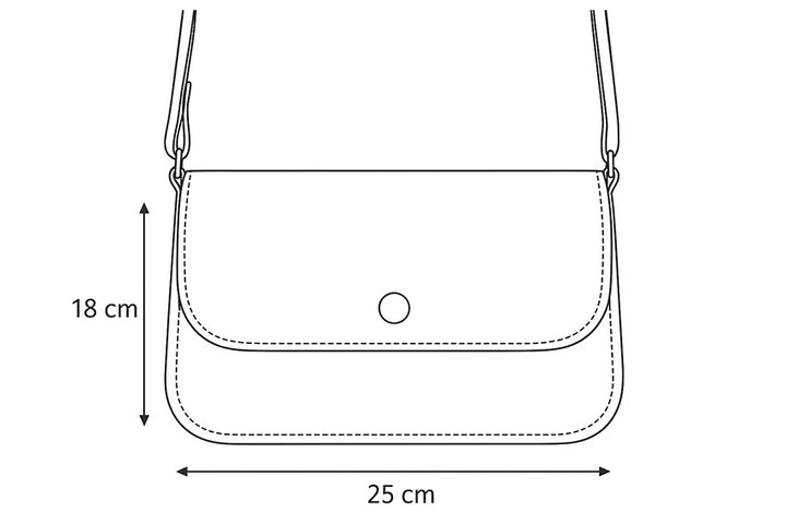 Handbag dimensions