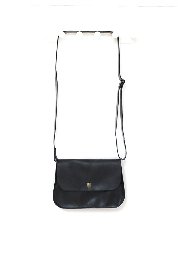Small Leather Handbag black