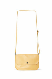 Sac à main cuir jaune bandoulière
