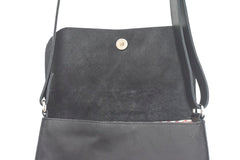 Petit Sac à main cuir noir bandoulière