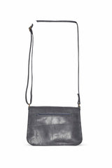 Sac à main noir en cuir souple à porter à l’épaule