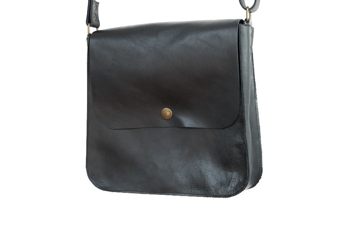 Grand Sac à main cuir noir