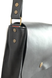 Grand Sac à main cuir noir