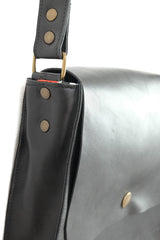 Grand Sac à main cuir noir