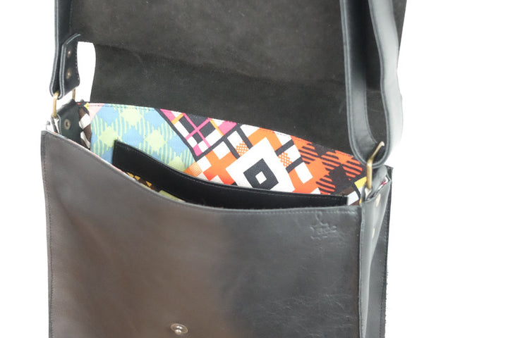 Grand Sac à main cuir noir