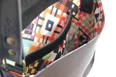 Grand Sac à main cuir noir