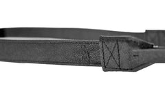 Sangle appareil photo en cuir noir