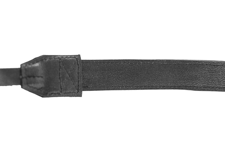 Sangle appareil photo en cuir noir