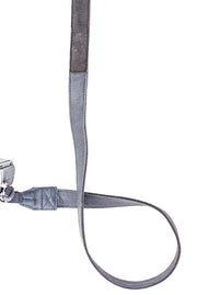 Sangle appareil photo fuji cuir bleu gris