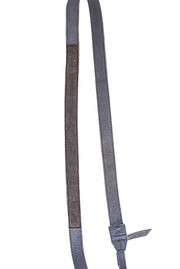 Sangle appareil photo fuji cuir bleu gris