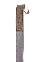 Sangle appareil photo fuji cuir bleu gris