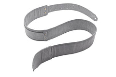 Sangle de guitare en cuir gris