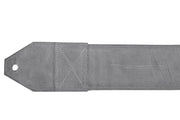 Sangle de guitare en cuir gris