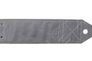 Sangle de guitare en cuir gris