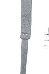 Sangle de guitare en cuir vert