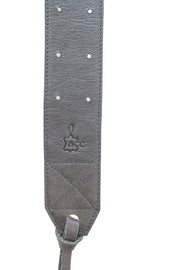 Sangle de guitare en cuir vert