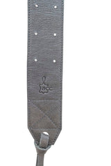 Sangle de guitare en cuir vert