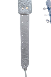 Sangle de guitare en cuir vert