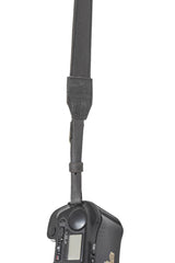 Sangle appareil photo fuji cuir bleu gris