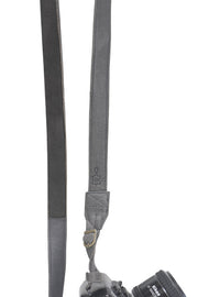 Sangle appareil photo fuji cuir bleu gris