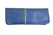 minimalist cowhide leather case, with elastic closure
