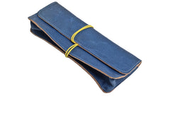 minimalist cowhide leather case, with elastic closure